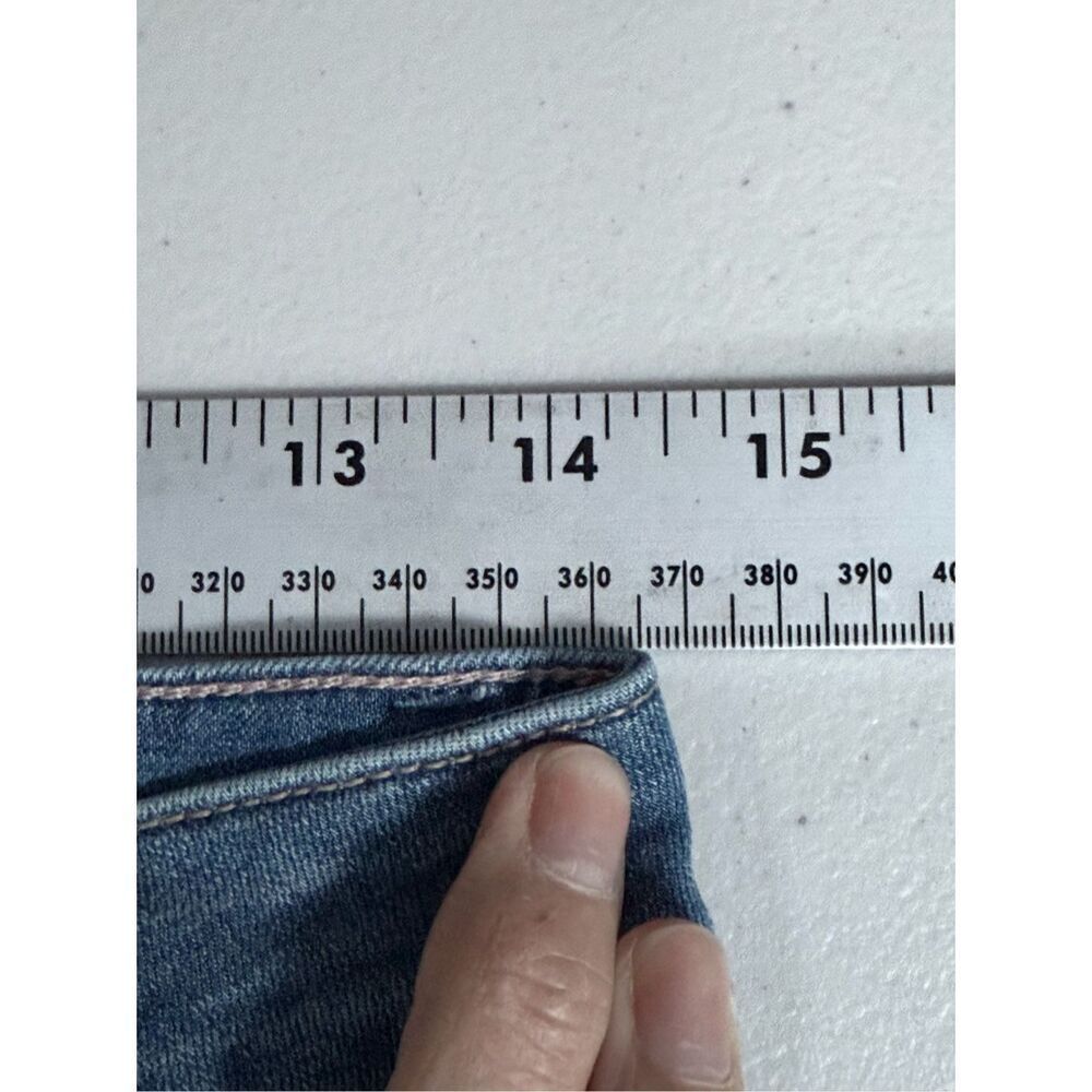 Paige Verdugo Crop Jeans Womens 28‎ Blue Denim Demilo Distressed Skinny - Picture 12 of 15